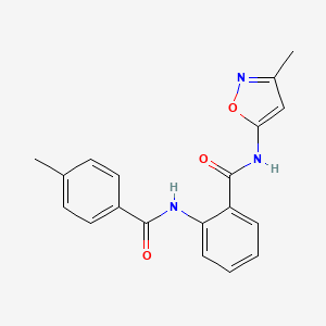 2-(4-methylbenzamido)-N-(3-methylisoxazol-5-yl)benzamide