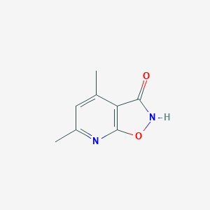 molecular formula C8H8N2O2 B12885226 4,6-Dimethylisoxazolo[5,4-b]pyridin-3(2H)-one 