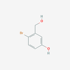 molecular formula C7H7BrO2 B1288526 4-Bromo-3-(hydroxymethyl)phenol CAS No. 2737-20-4