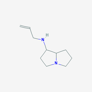 N-Allylhexahydro-1H-pyrrolizin-1-amine