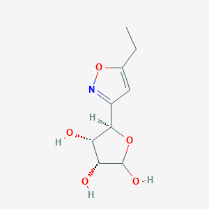 (3R,4S,5R)-5-(5-ethylisoxazol-3-yl)tetrahydrofuran-2,3,4-triol