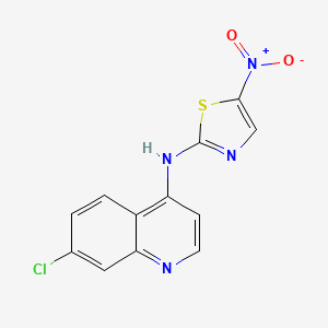 7-Chloro-N-(5-nitro-1,3-thiazol-2-yl)quinolin-4-amine