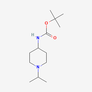 molecular formula C13H26N2O2 B1288541 tert-Butyl (1-isopropylpiperidin-4-yl)carbamate CAS No. 534595-37-4