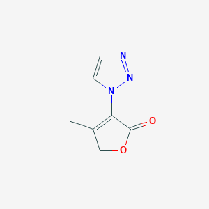 4-Methyl-3-(1H-1,2,3-triazol-1-yl)furan-2(5H)-one