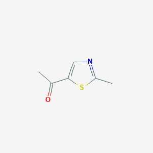 molecular formula C6H7NOS B1288546 1-(2-Methylthiazol-5-yl)ethanone CAS No. 43040-02-4