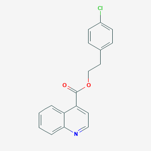 4-Chlorophenethyl quinoline-4-carboxylate