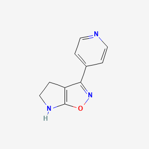 3-(Pyridin-4-yl)-5,6-dihydro-4H-pyrrolo[3,2-d]isoxazole