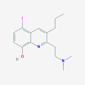 2-[2-(Dimethylamino)ethyl]-5-iodo-3-propylquinolin-8-ol