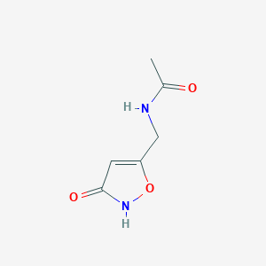 N-((3-oxo-2,3-dihydroisoxazol-5-yl)methyl)acetamide