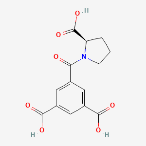 (R)-5-(2-Carboxypyrrolidine-1-carbonyl)isophthalic acid