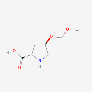 (2S,4R)-4-(Methoxymethoxy)pyrrolidine-2-carboxylic acid