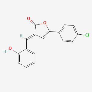 5-(4-Chlorophenyl)-3-(2-hydroxybenzylidene)furan-2(3h)-one