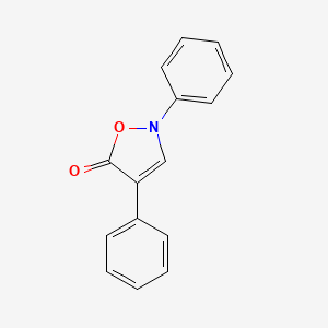 5(2H)-Isoxazolone, 2,4-diphenyl-