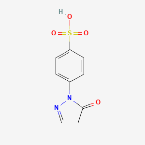 4-(5-Oxo-4,5-dihydro-1H-pyrazol-1-yl)benzene-1-sulfonic acid