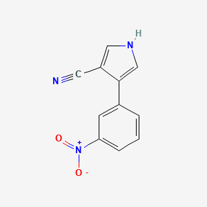 4-(3-Nitrophenyl)-1H-pyrrole-3-carbonitrile