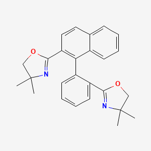 2-(2-(2-(4,4-Dimethyl-4,5-dihydrooxazol-2-yl)naphthalen-1-yl)phenyl)-4,4-Dimethyl-4,5-dihydrooxazole