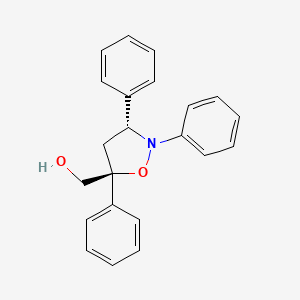 [(3R,5S)-2,3,5-Triphenyl-1,2-oxazolidin-5-yl]methanol