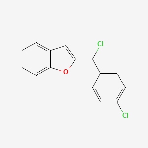 2-[Chloro(4-chlorophenyl)methyl]-1-benzofuran