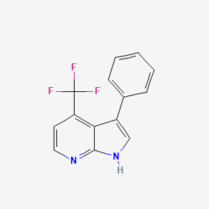 3-Phenyl-4-(trifluoromethyl)-1H-pyrrolo[2,3-b]pyridine