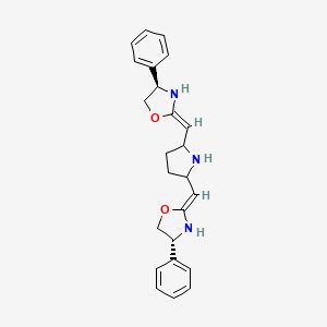 2,5-Bis((Z)-((R)-4-phenyloxazolidin-2-ylidene)methyl)pyrrolidine