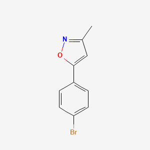 B1288584 5-(4-Bromophenyl)-3-methylisoxazole CAS No. 52063-43-1