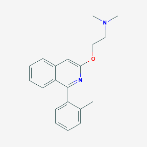 N,N-Dimethyl-2-{[1-(2-methylphenyl)isoquinolin-3-yl]oxy}ethan-1-amine