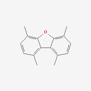 molecular formula C16H16O B12885890 1,4,6,9-Tetramethyldibenzo[b,d]furan CAS No. 62787-22-8