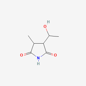 3-(1-Hydroxyethyl)-4-methyl-2,5-pyrrolidinedione