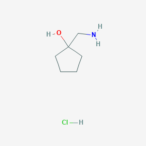 molecular formula C6H14ClNO B1288592 1-(氨基甲基)环戊醇盐酸盐 CAS No. 76066-27-8