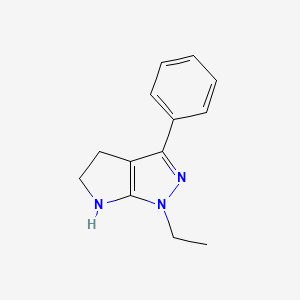 1-Ethyl-3-phenyl-1,4,5,6-tetrahydropyrrolo[2,3-c]pyrazole