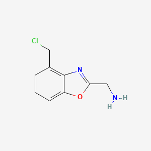 2-(Aminomethyl)-4-(chloromethyl)benzo[d]oxazole