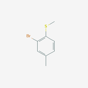 molecular formula C8H9BrS B1288595 3-溴-4-(甲硫基)甲苯 CAS No. 89981-02-2