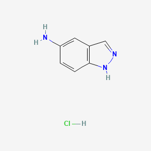 molecular formula C7H8ClN3 B1288599 盐酸 5-氨基吲唑 CAS No. 64309-76-8