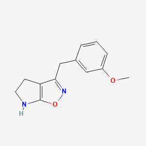 3-(3-Methoxybenzyl)-5,6-dihydro-4H-pyrrolo[3,2-d]isoxazole