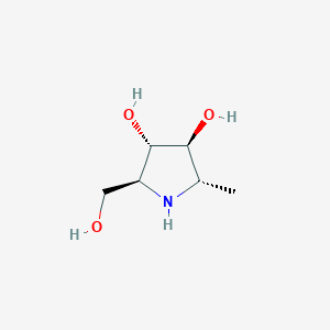 (2S,3S,4S,5S)-2-(Hydroxymethyl)-5-methylpyrrolidine-3,4-diol