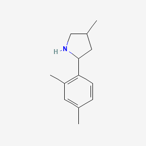 2-(2,4-Dimethylphenyl)-4-methylpyrrolidine