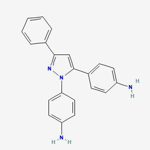 4,4'-(3-Phenyl-1H-pyrazole-1,5-diyl)dianiline