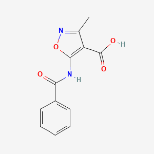 5-Benzamido-3-methyl-1,2-oxazole-4-carboxylic acid