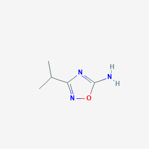 molecular formula C5H9N3O B1288609 3-异丙基-1,2,4-噁二唑-5-胺 CAS No. 3874-89-3