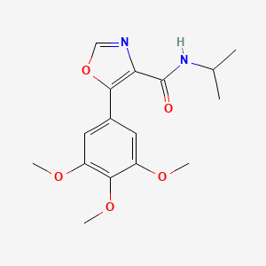 N-(Propan-2-yl)-5-(3,4,5-trimethoxyphenyl)-1,3-oxazole-4-carboxamide