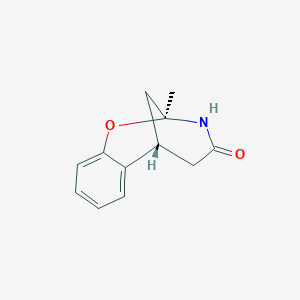 molecular formula C12H13NO2 B12886158 (2S,6R)-2-Methyl-5,6-dihydro-2H-2,6-methanobenzo[g][1,3]oxazocin-4(3H)-one 