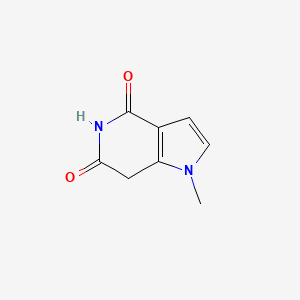 1-Methyl-1H-pyrrolo[3,2-c]pyridine-4,6(5H,7H)-dione