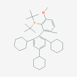 Di-tert-butyl(2',4',6'-tricyclohexyl-3-methoxy-6-methyl-[1,1'-biphenyl]-2-yl)phosphine