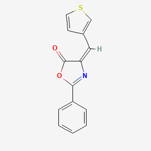 (E)-2-Phenyl-4-(thiophen-3-ylmethylene)oxazol-5(4H)-one