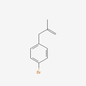 molecular formula C10H11B B1288627 3-(4-溴苯基)-2-甲基-1-丙烯 CAS No. 83558-89-8