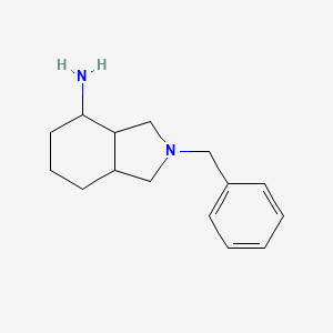 molecular formula C15H22N2 B1288628 2-苄基八氢-1H-异吲哚-4-胺 CAS No. 217464-22-7