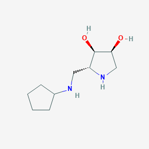 (2R,3R,4S)-2-((Cyclopentylamino)methyl)pyrrolidine-3,4-diol