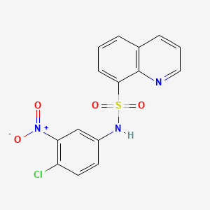 N-(4-Chloro-3-nitrophenyl)-8-quinolinesulfonamide