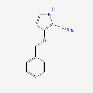 3-(Benzyloxy)-1H-pyrrole-2-carbonitrile