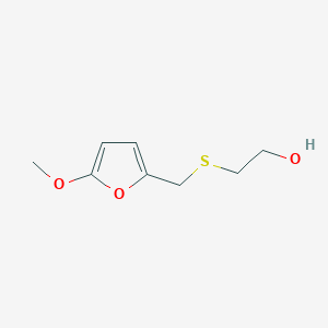 2-{[(5-Methoxyfuran-2-yl)methyl]sulfanyl}ethan-1-ol